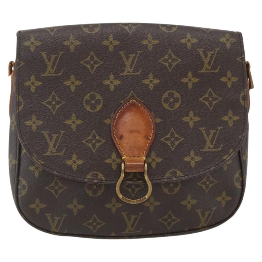 Authentic LOUIS VUITTON Monogram Saint Cloud GM Shoulder Bag M51242 LV - Picture 5 of 16